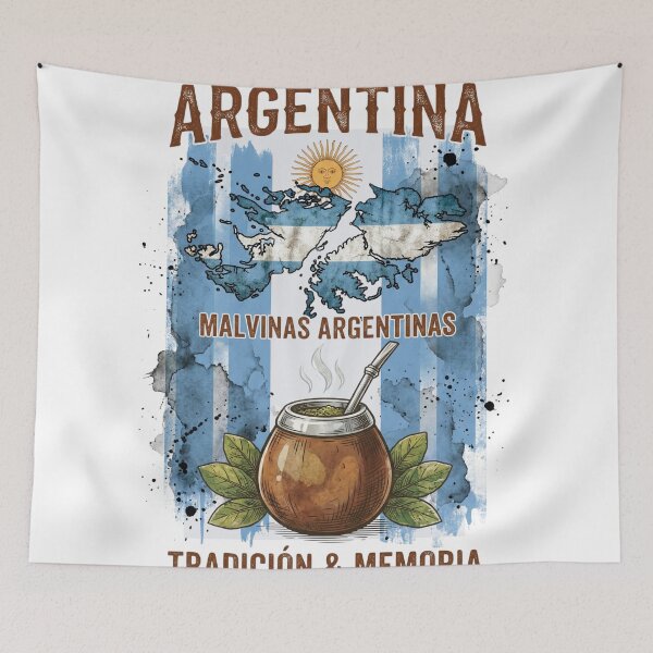 Item preview, Argentine Falklands: Memory and Tradition - Patriotic Design designed and sold by MarVan-Prints.