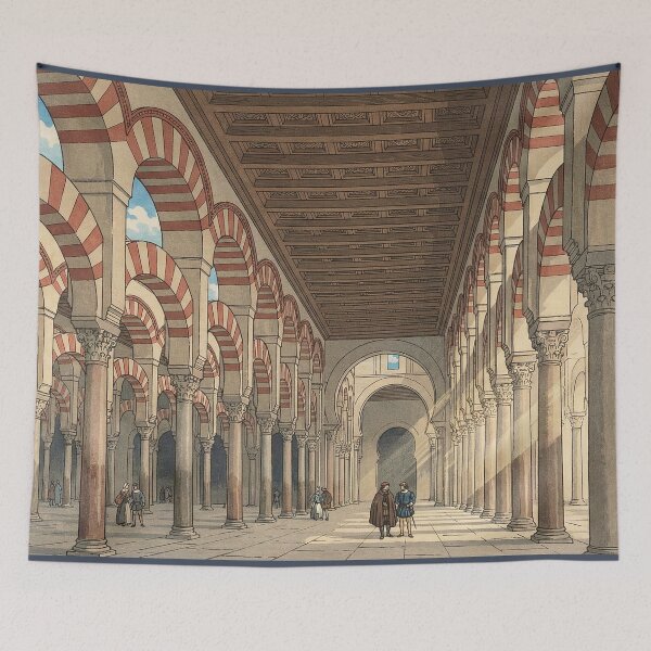 Item preview, Mosque Cathedral of Cordoba Japanese Woodblock Print designed and sold by Takeda-art.