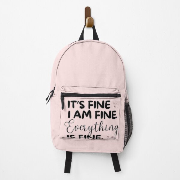 Item preview, It’s Fine. I Am Fine. Everything Is Fine – Sarcastic Quote Design – Funny Relatable Anxiety Humor designed and sold by PriyaMagic.