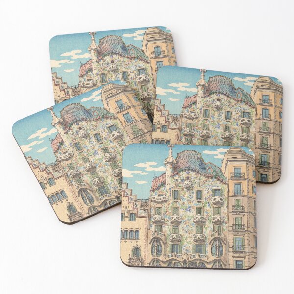 Item preview, Casa Batllo Japanese Woodblock Print designed and sold by Takeda-art.