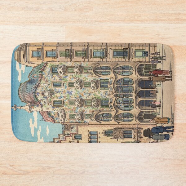 Item preview, Casa Batllo Japanese Woodblock Print designed and sold by Takeda-art.