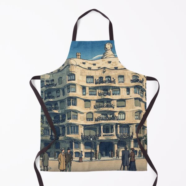 Item preview, Casa Mila Japanese Woodblock Print designed and sold by Takeda-art.