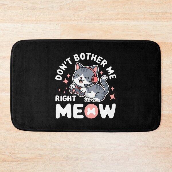 Item preview, Funny Cat Gamer Dont Bother Me Right Meow Video Games Lover designed and sold by BeverlyBrenda.