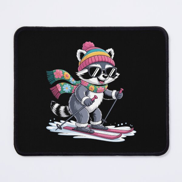Item preview, Miniature Schnauzer Skiing Dog Skier Ski Winter Snow designed and sold by AsteriskDatBArt.