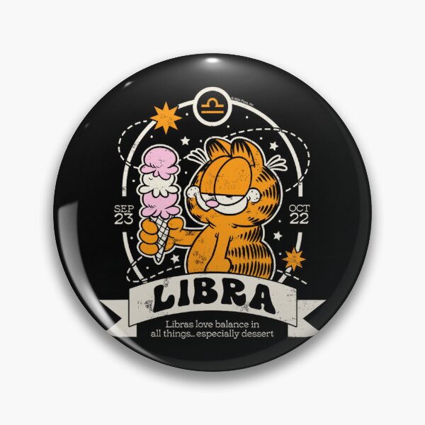 Item preview, Garfield Libra Zodiac Funny Cat Loves Balance And Dessert designed and sold by BaileJavo.
