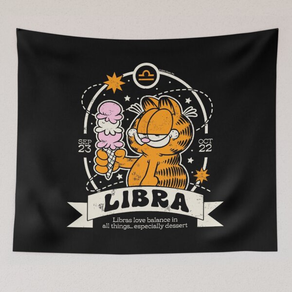 Item preview, Garfield Libra Zodiac Funny Cat Loves Balance And Dessert designed and sold by BaileJavo.
