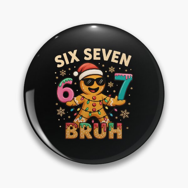 Item preview, Bruh 67 Christmas Six Seven Gingerbreadman 67 Christmas  designed and sold by JEFDodsonArt.