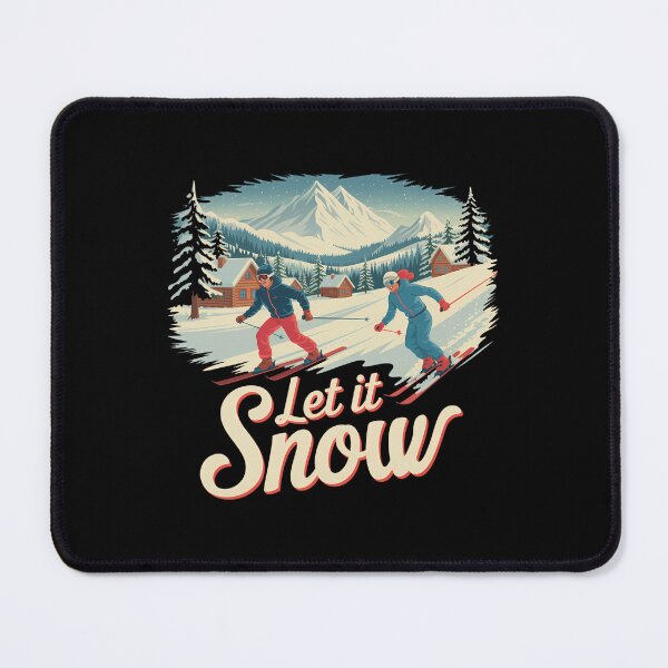 Item preview, Let it Snow Skier Skiing designed and sold by AsteriskDatBArt.