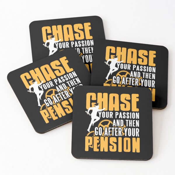 Item preview, Chase Passion Then Pursue Pension Retirement Quote designed and sold by TashiaJerrie.