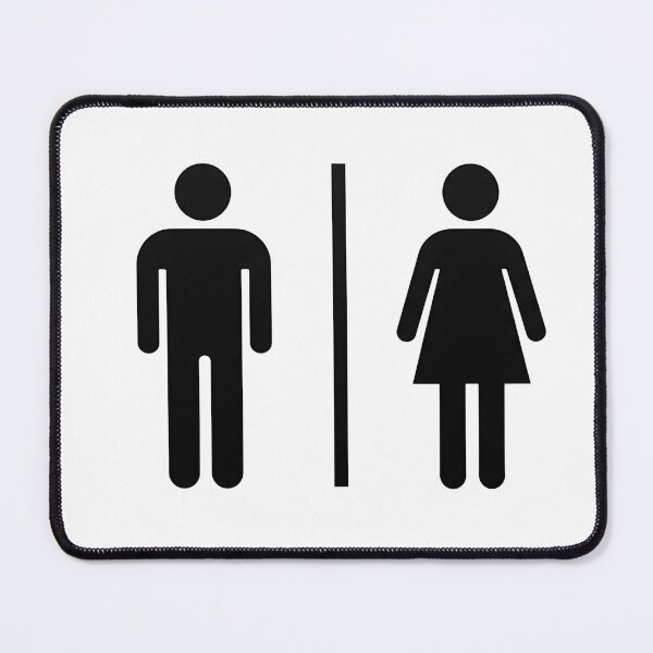 Item preview, Minimalist Male and Female Restroom Icon designed and sold by saiful020.