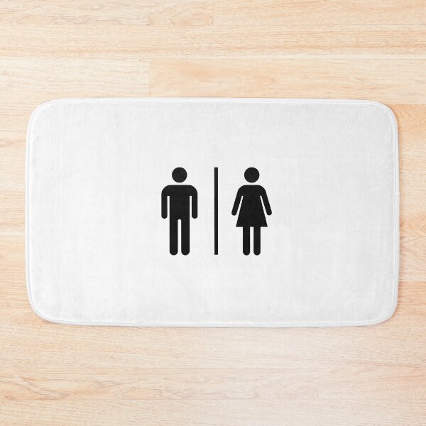 Item preview, Minimalist Male and Female Restroom Icon designed and sold by saiful020.