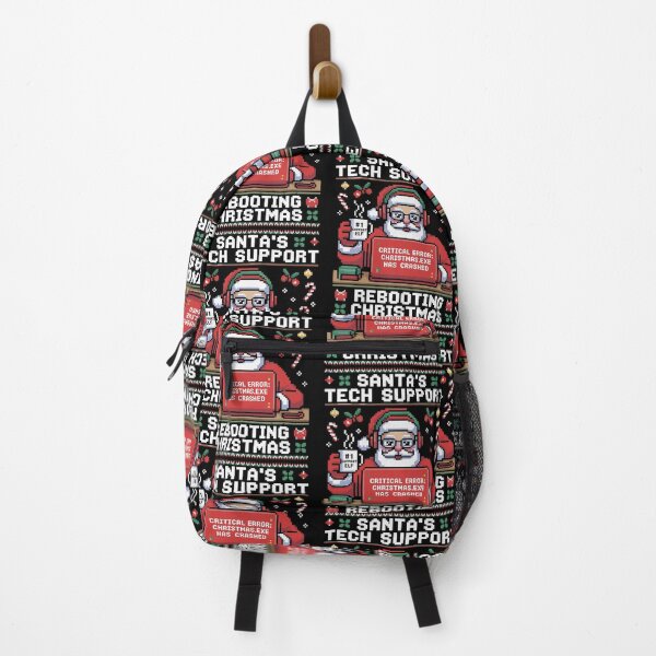 Item preview, Santa's Tech Support Rebooting Christmas Santa Claus IT Ugly Xmas Sweater designed and sold by jakaun.