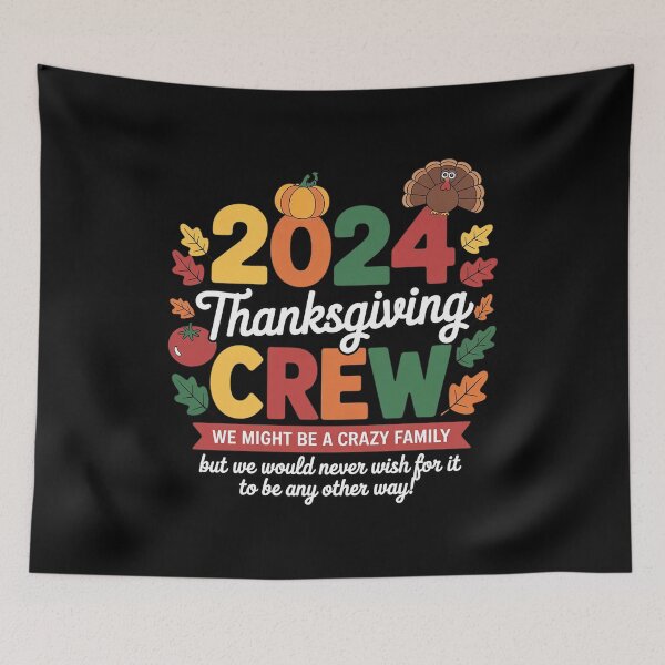 Item preview, Thanksgiving Crew 2024 Family Matching Fall Autumn Men Women designed and sold by ryukaizox1.