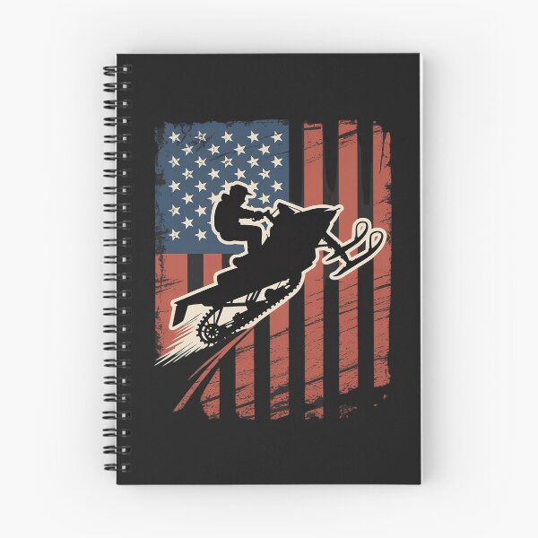 Item preview, 4th Of July USA Flag Snow Mobile Snowmobile Jet designed and sold by itsnothatweird.
