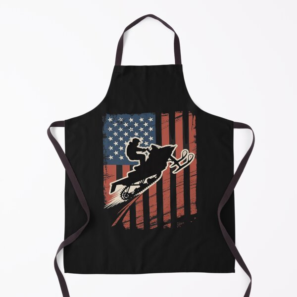 Item preview, 4th Of July USA Flag Snow Mobile Snowmobile Jet designed and sold by itsnothatweird.