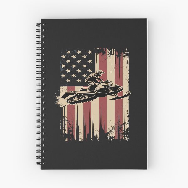 Item preview, 4th Of July USA Flag Snow Mobile Snowmobile designed and sold by itsnothatweird.