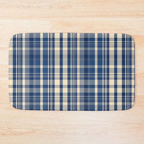 Item preview, Blue Boro and Sashiko Plaid Seamless Repeat designed and sold by Sharon Schwalbe.