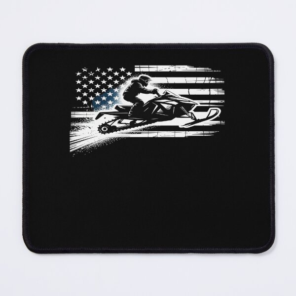 Item preview, 4th Of July USA Flag Snowmobile Snow Mobile designed and sold by itsnothatweird.