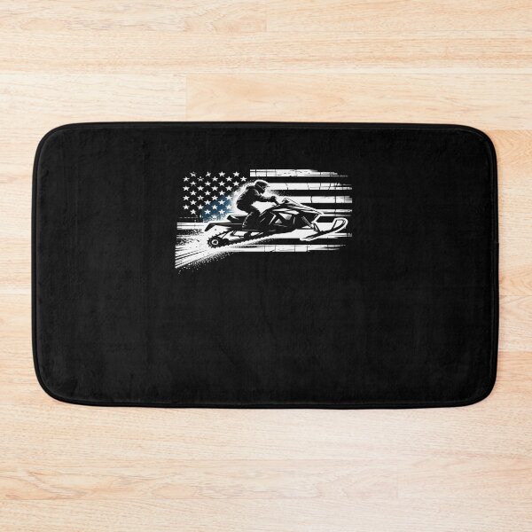 Item preview, 4th Of July USA Flag Snowmobile Snow Mobile designed and sold by itsnothatweird.