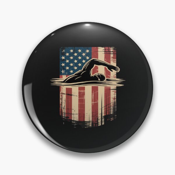 Item preview, 4th Of July USA Flag Swimming Swim Swimmer Gift designed and sold by itsnothatweird.