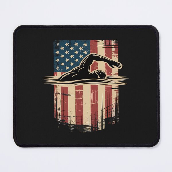 Item preview, 4th Of July USA Flag Swimming Swim Swimmer Gift designed and sold by itsnothatweird.