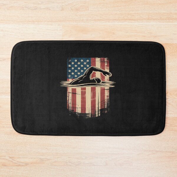Item preview, 4th Of July USA Flag Swimming Swim Swimmer Gift designed and sold by itsnothatweird.