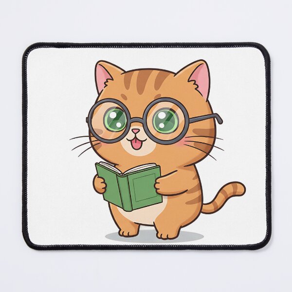 Item preview, Cute Orange Cat Reading designed and sold by saiful020.