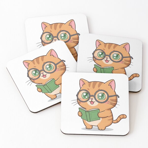 Item preview, Cute Orange Cat Reading designed and sold by saiful020.