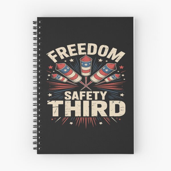 Item preview, 4th of July USA Freedom First Safety Third Fireworks designed and sold by itsnothatweird.