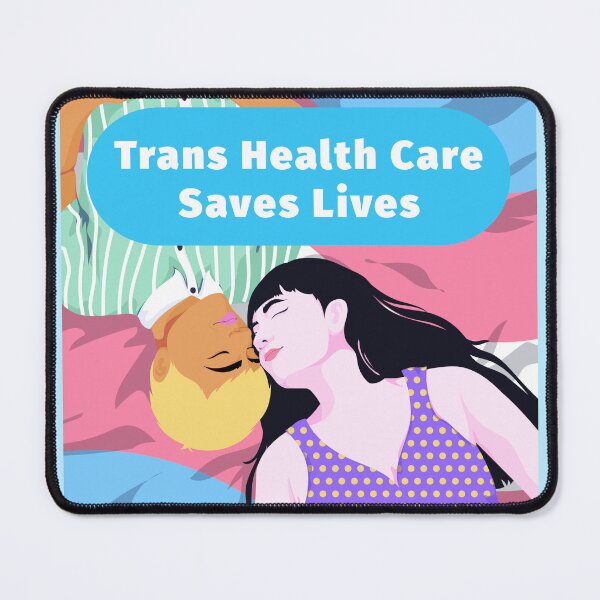 Item preview, Trans Health Care Saves Lives designed and sold by Elliot Edits Australia.