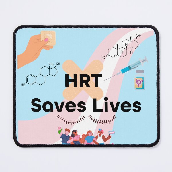 Item preview, HRT Saves Lives designed and sold by Elliot Edits Australia.