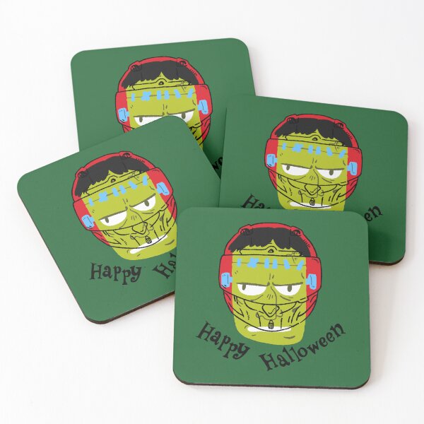 Item preview, "Happy Halloween" Frankenstein Motocross Helmet - Monster Rider Graphic designed and sold by RNASstuff.