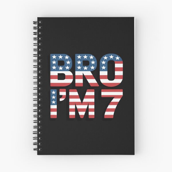 Item preview, 7th Birthday Boy Bro I’m 7 Years Old 4th of July USA Flag designed and sold by itsnothatweird.