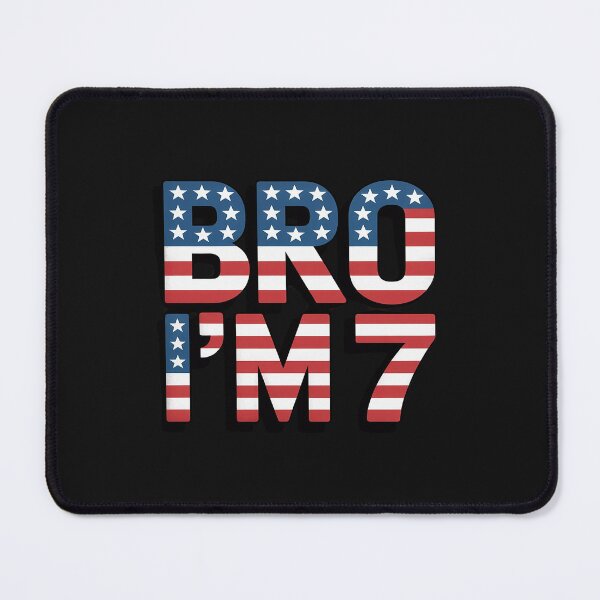Item preview, 7th Birthday Boy Bro I’m 7 Years Old 4th of July USA Flag designed and sold by itsnothatweird.