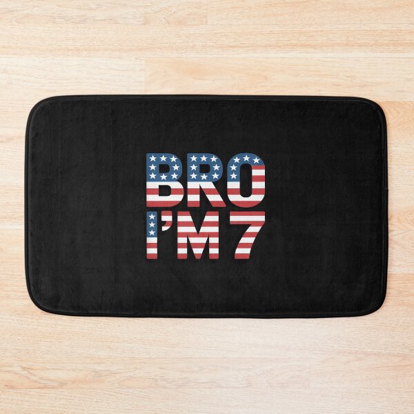 Item preview, 7th Birthday Boy Bro I’m 7 Years Old 4th of July USA Flag designed and sold by itsnothatweird.
