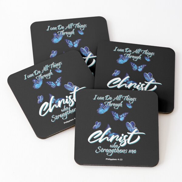 Item preview, I Can Do All Things Through Christ Butterfly Religious designed and sold by SheilaAnjelica.