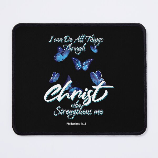 Item preview, I Can Do All Things Through Christ Butterfly Religious designed and sold by SheilaAnjelica.