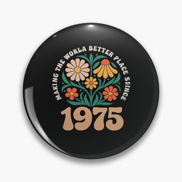 Item preview, 50 Years Old Vintage 1975 50th Birthday Tee Wildflower Women designed and sold by itsnothatweird.