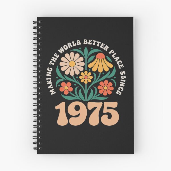 Item preview, 50 Years Old Vintage 1975 50th Birthday Tee Wildflower Women designed and sold by itsnothatweird.