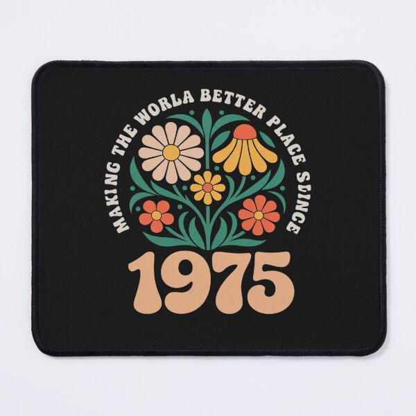Item preview, 50 Years Old Vintage 1975 50th Birthday Tee Wildflower Women designed and sold by itsnothatweird.
