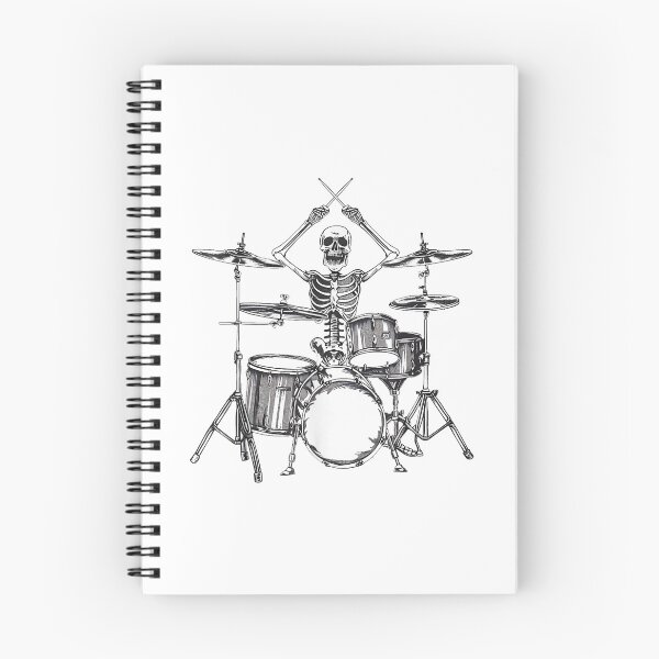 Item preview, Skeleton Percussionist Halloween Rock Music Drummer designed and sold by Hica1889.