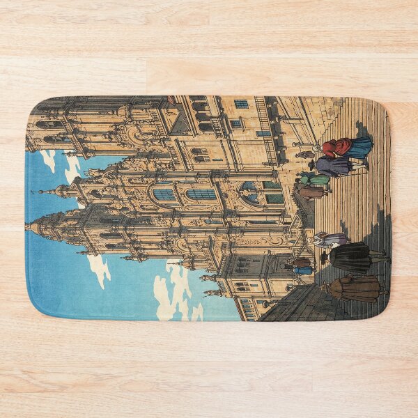 Item preview, Santiago de Compostela Cathedral Japanese Woodblock Print designed and sold by Takeda-art.