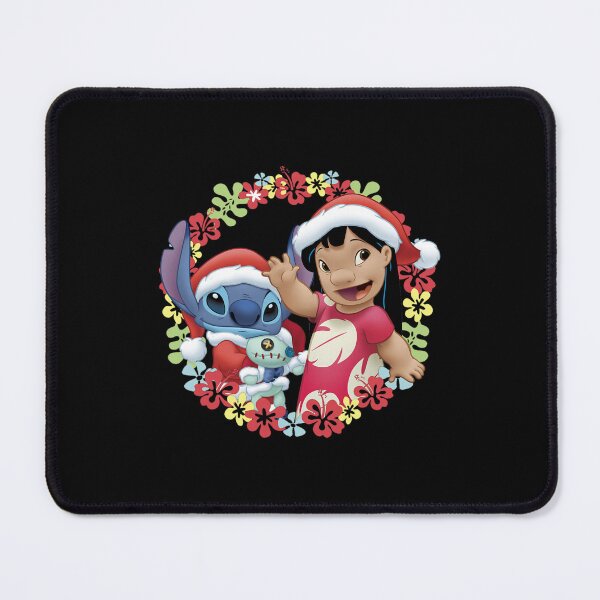 Item preview, Stitch Mele Kalikimaka Hawaiian Christmas Wreath Vibes designed and sold by DemetMath.