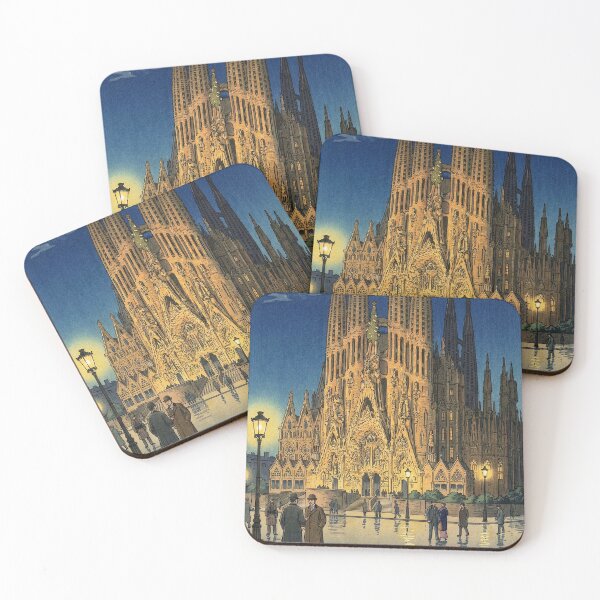 Item preview, Sagrada Familia Japanese Woodblock Print designed and sold by Takeda-art.