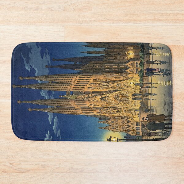 Item preview, Sagrada Familia Japanese Woodblock Print designed and sold by Takeda-art.