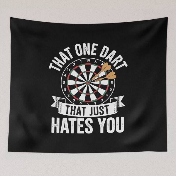 Item preview, That One Dart That Just Hates You Darts Problems Black Modern Sports designed and sold by Rotasiin.