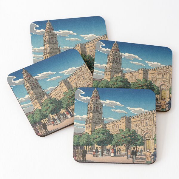 Item preview, Mosque Cathedral of Cordoba Japanese Woodblock Print designed and sold by Takeda-art.
