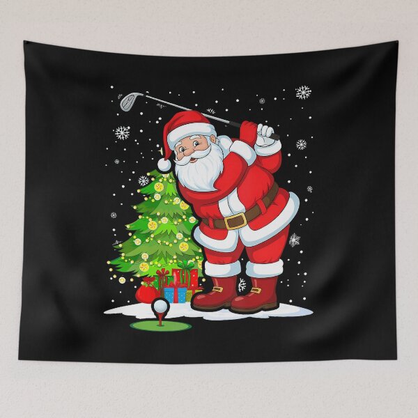 Item preview, Golf Christmas Men Club Playing Santa Claus designed and sold by EarlineRenee.
