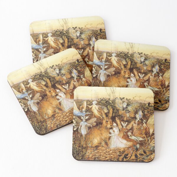 Item preview, Rabbit Among the Fairies - John Anster Fitzgerald designed and sold by forgottenbeauty.