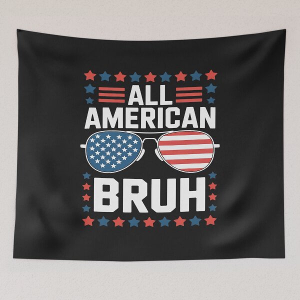 Item preview, All American Bruh 4th Of July USA Patriotic Boys Girls Kids designed and sold by itsnothatweird.